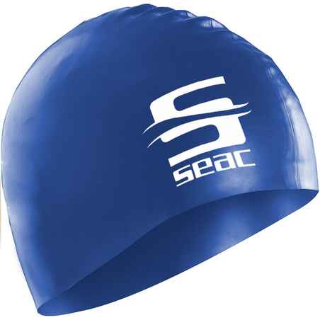 Casca de inot Seac SILICONE AD Albastru 01