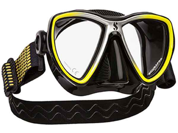 Masca Scubapro SYNERGY MINI Black Galben 01