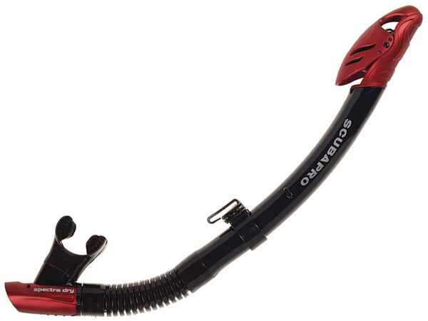 Snorkel Scubapro SPECTRA DRY Black Rosu 01