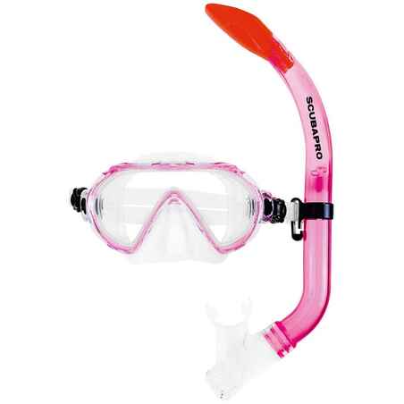 Set snorkeling Scubapro SPIDER KID Roz 01