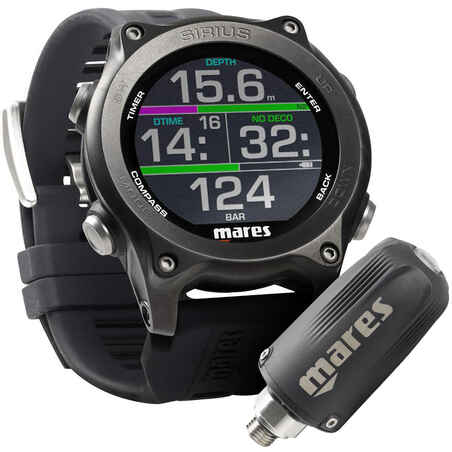 Computer SCUBA Mares SIRIUS and LED TANK 2 0 Negru 01