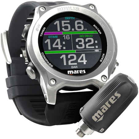 Computer SCUBA Mares SIRIUS and LED TANK 2 0 Argintiu 01