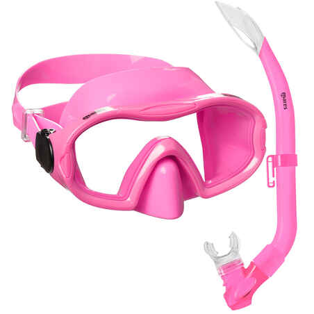 Set snorkeling Mares AQ BLENNY Pink 01