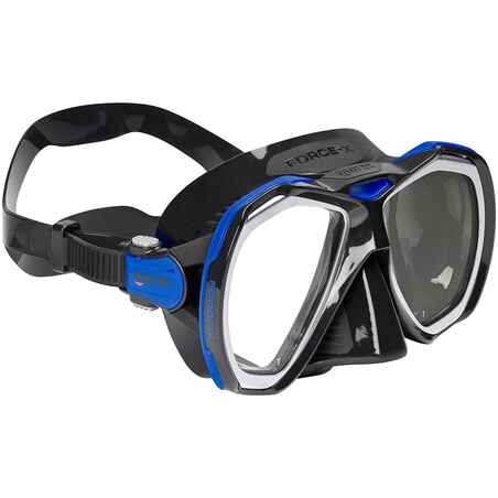 Masca SCUBA Mares FORCE X Black Albastru 01