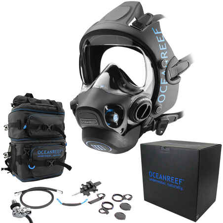 Set masca scafandru Oceanreef Neptune III System DIN Negru 01