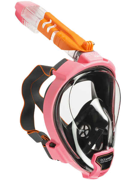 Masca pentru snorkeling Oceanreef ARIA QR Roz 01