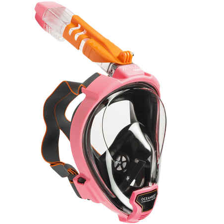 Masca pentru snorkeling Oceanreef ARIA QR Roz 01