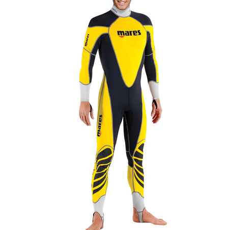 Costum intreg Mares PHOTOSUIT Man Galben 01