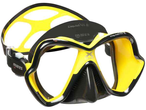 Masca SCUBA Mares X VISION ULTRA Black Galben 01