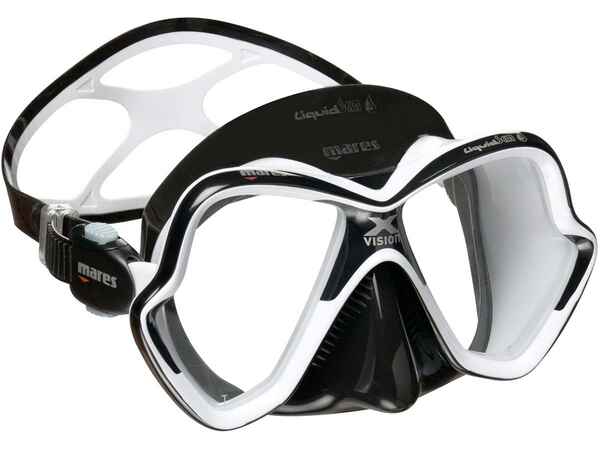 Masca SCUBA Mares X VISION ULTRA Black Alb 01