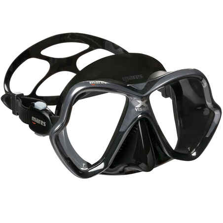 Masca SCUBA Mares X VISION Black Argintiu 01