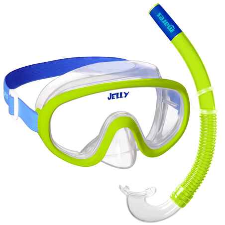 Set snorkeling Mares AQ JELLY Lime 01