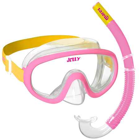Set snorkeling Mares AQ JELLY Roz 01
