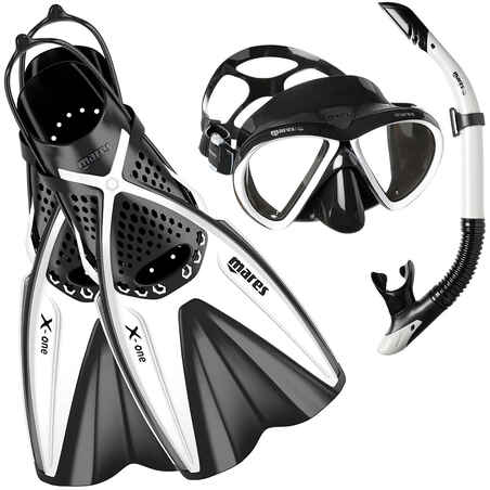 Set snorkeling Mares AQ X ONE MAREA Alb 01
