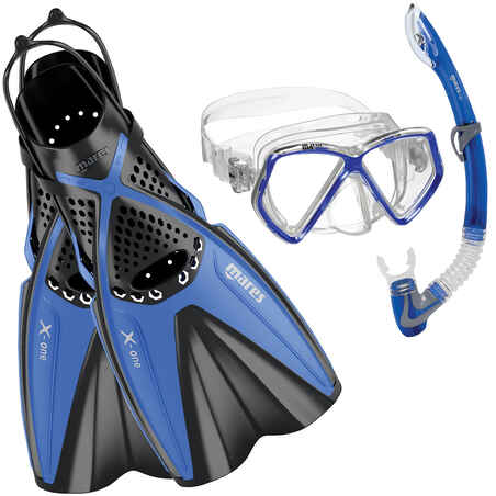 Set snorkeling Mares AQ X ONE PIRATE Albastru 01