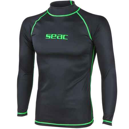 Tricou lung Seac T SUN Black Man 01