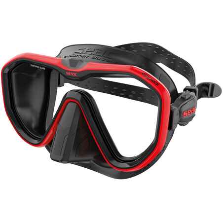 Masca Seac APPEAL Black Rosu 01