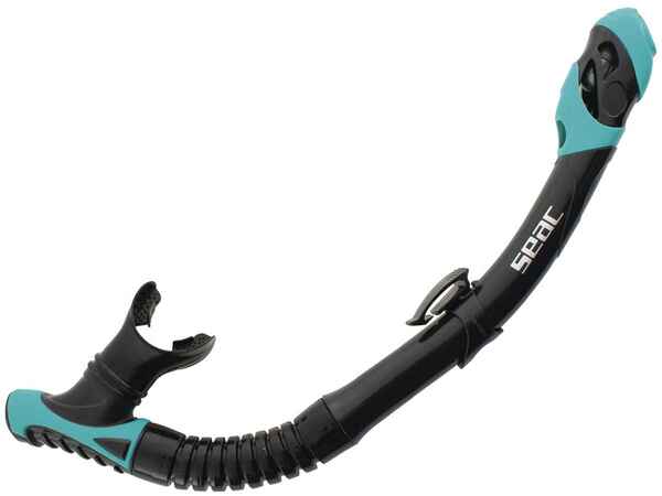 Snorkel Seac REVERSE DRY Black Turcoaz 01