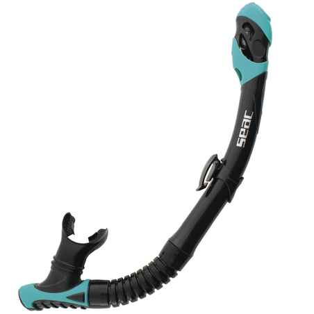 Snorkel Seac REVERSE DRY Black Turcoaz 01