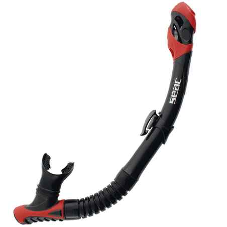 Snorkel Seac REVERSE DRY Black Rosu 01